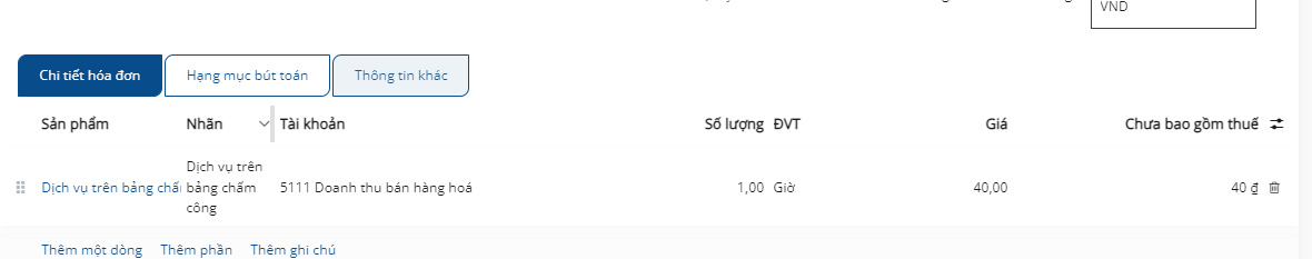 Lựa chọn Tài khoản Tài sản trên hối phiếu trong Kế toán SoOn