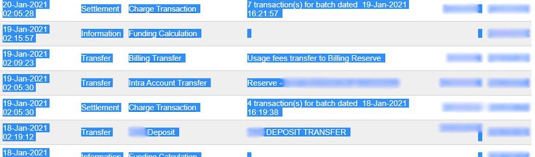 Chọn giao dịch Authorize.Net để nhập