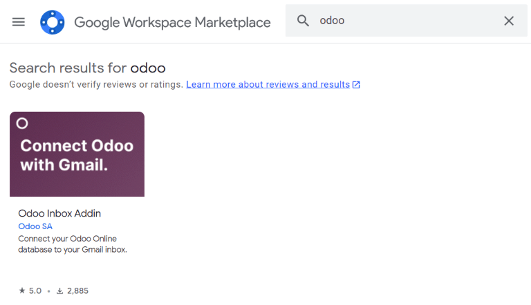 Tiện ích bổ sung Hộp thư đến của SoOn trên Google Workspace Marketplace.